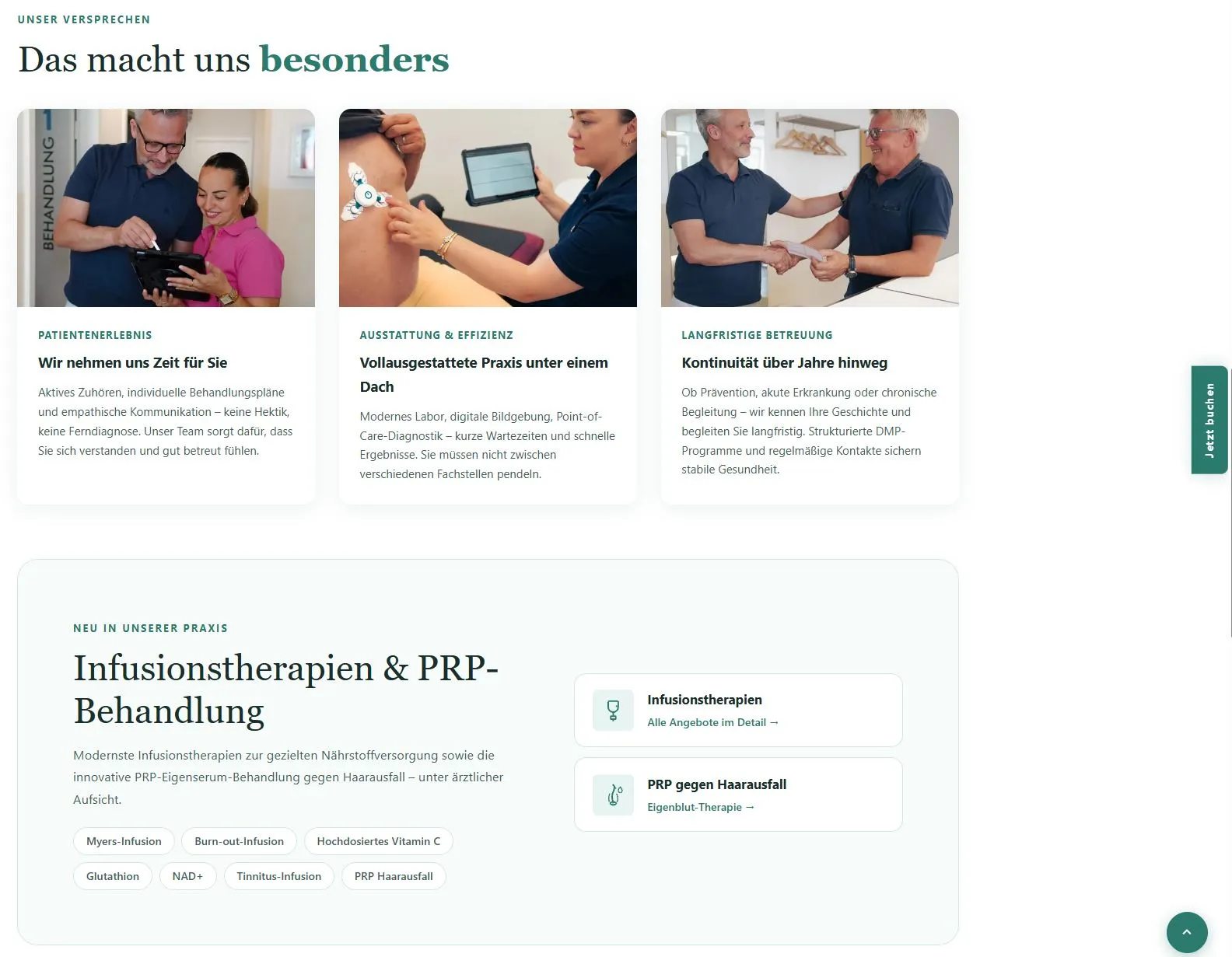 Onlineshop – Unterseite