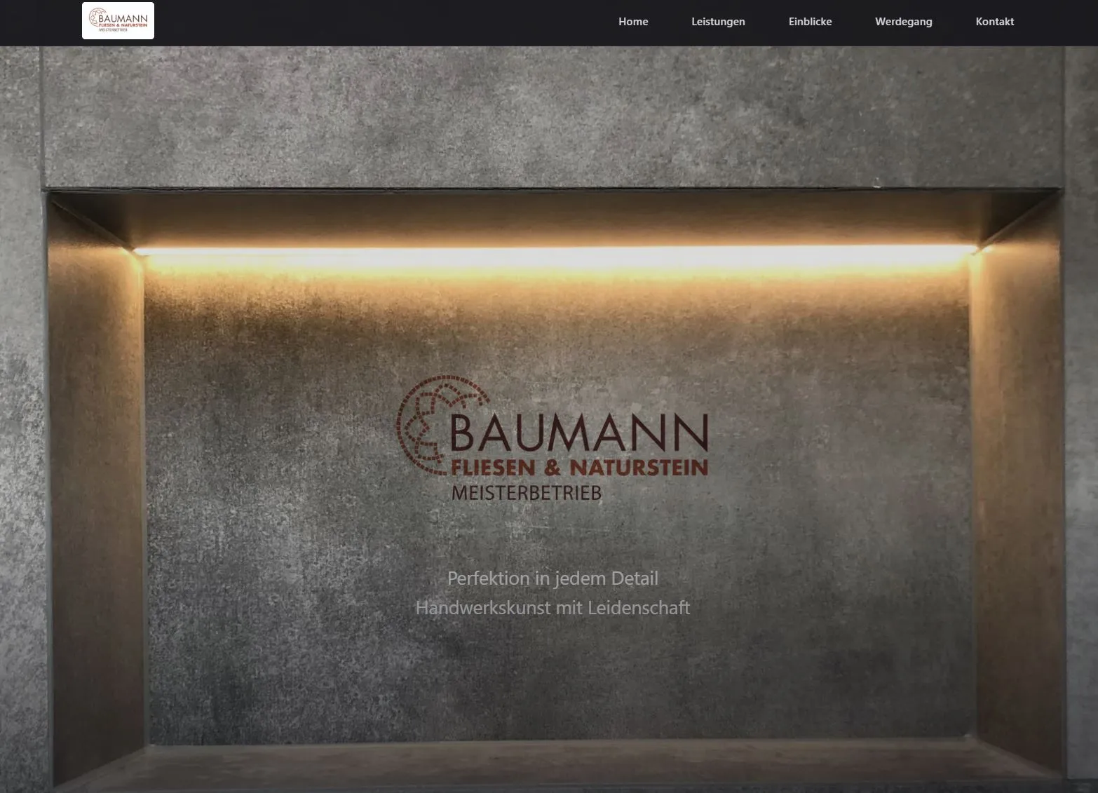 Unternehmenswebsite – Startseite